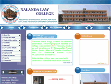 Tablet Screenshot of nalandalawcollege.com